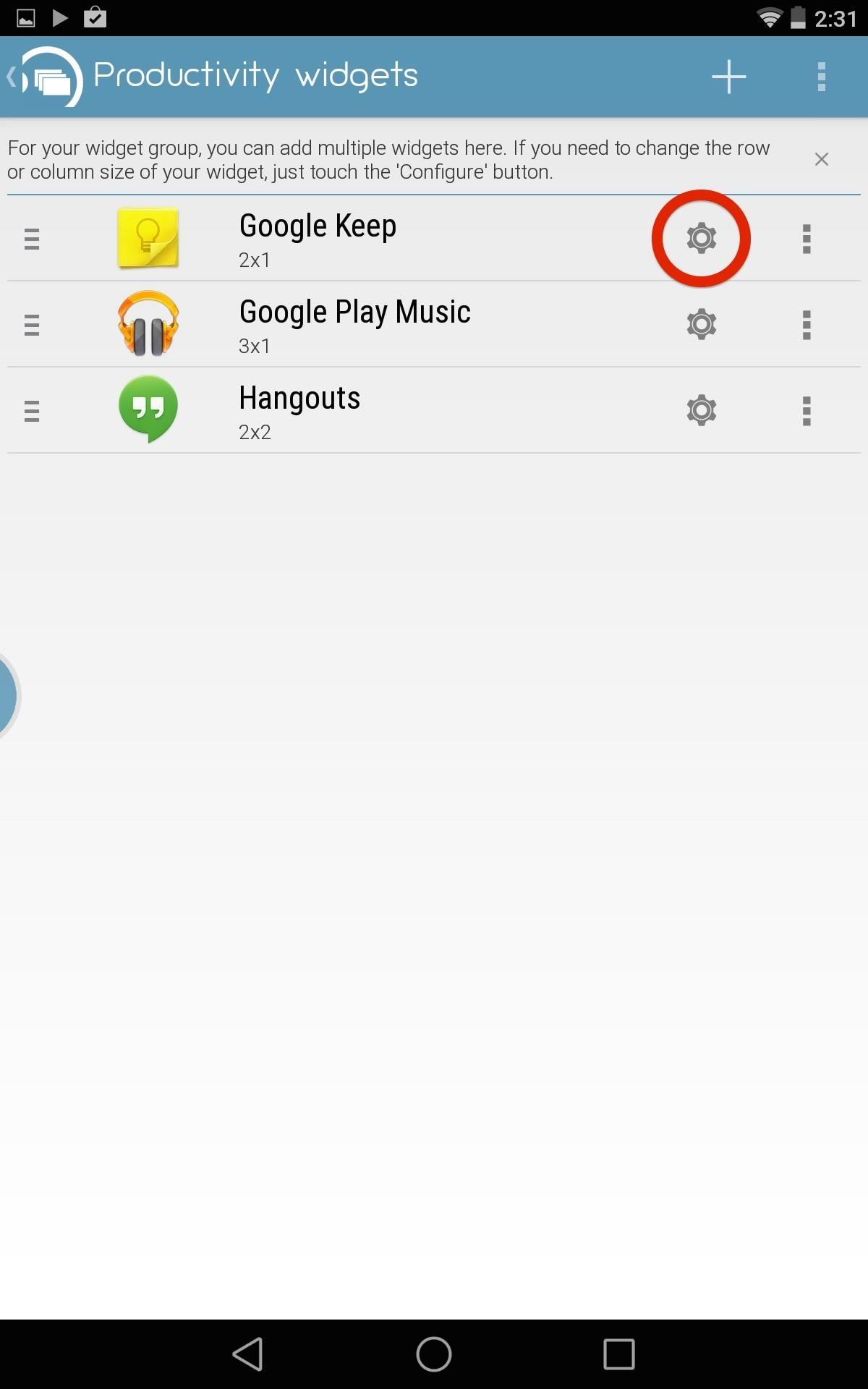 Access Widgets from Anywhere on Android