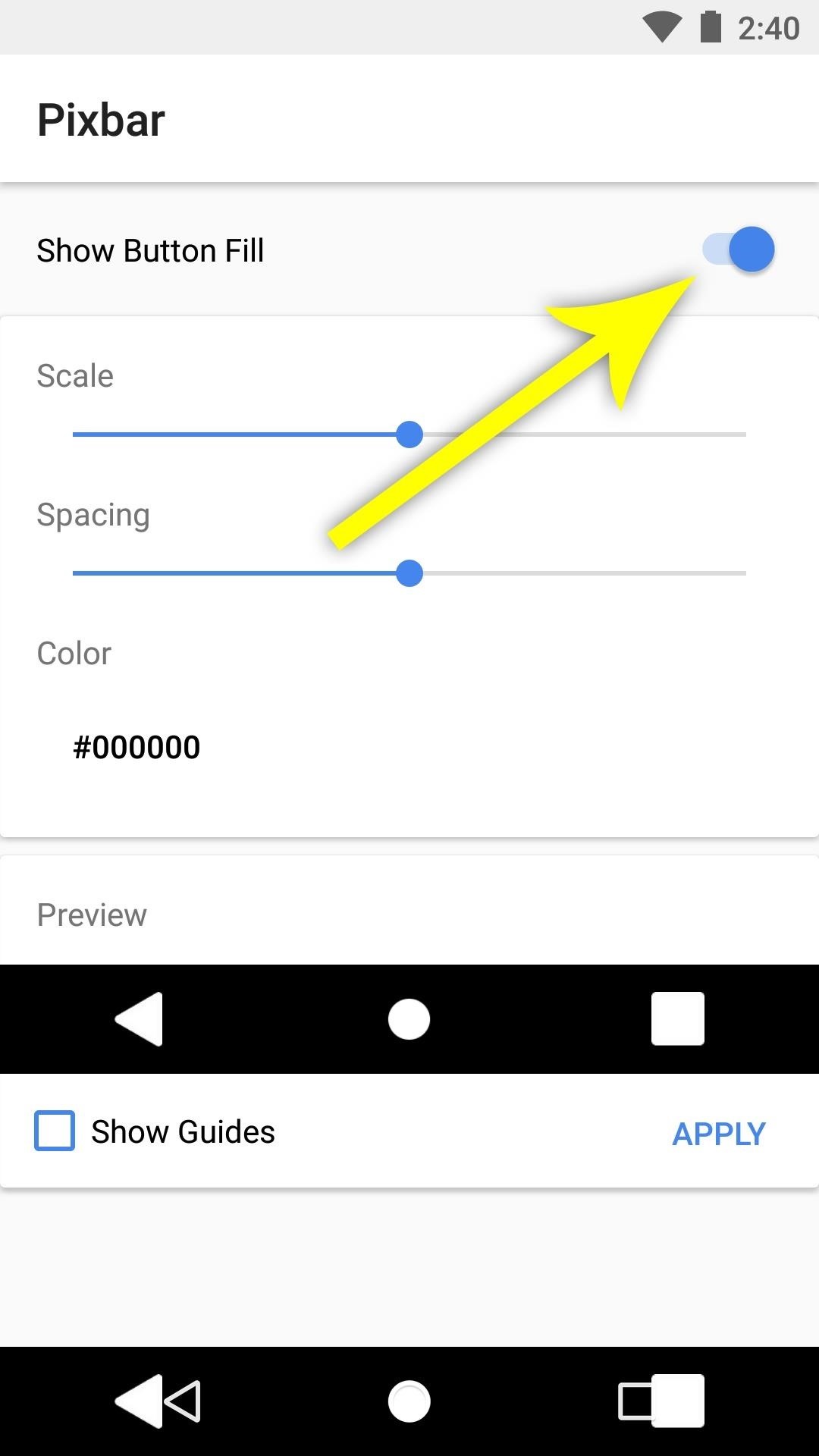 احصل على أزرار شريط التنقل الصلبة في Pixel (أو لونك المفضل) على الهواتف الأخرى - دون الحاجة إلى الجذر
