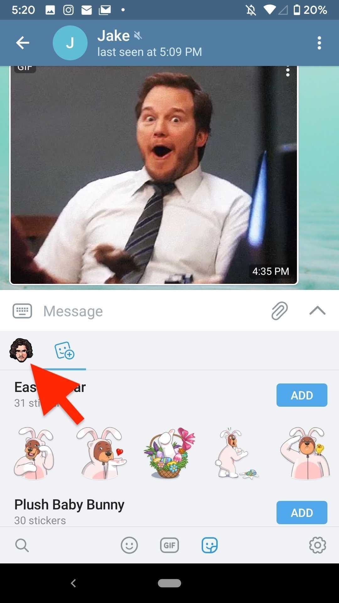 How to Use Telegram's GIF & Sticker Search to Find a Perfect Reaction for a Chat