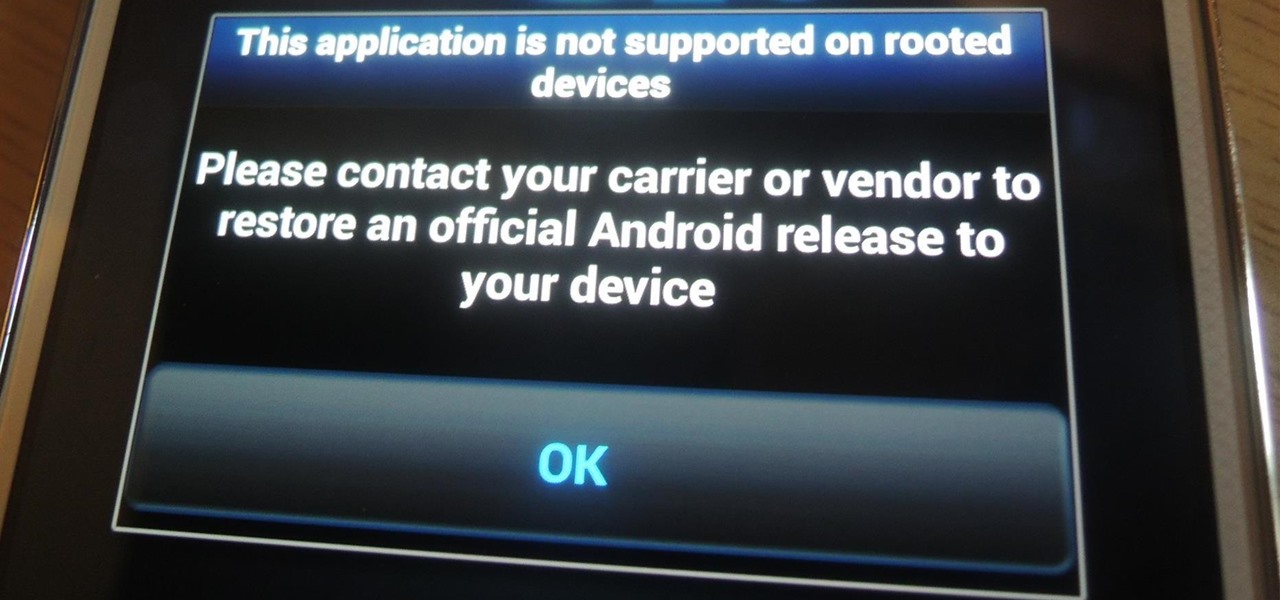 Trick Apps That Won't Run if Your Phone Is Rooted into Thinking Its Not on the Galaxy Note 3