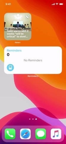 Combine iOS 14 Home Screen Widgets into a Swipeable Stack to Save Space