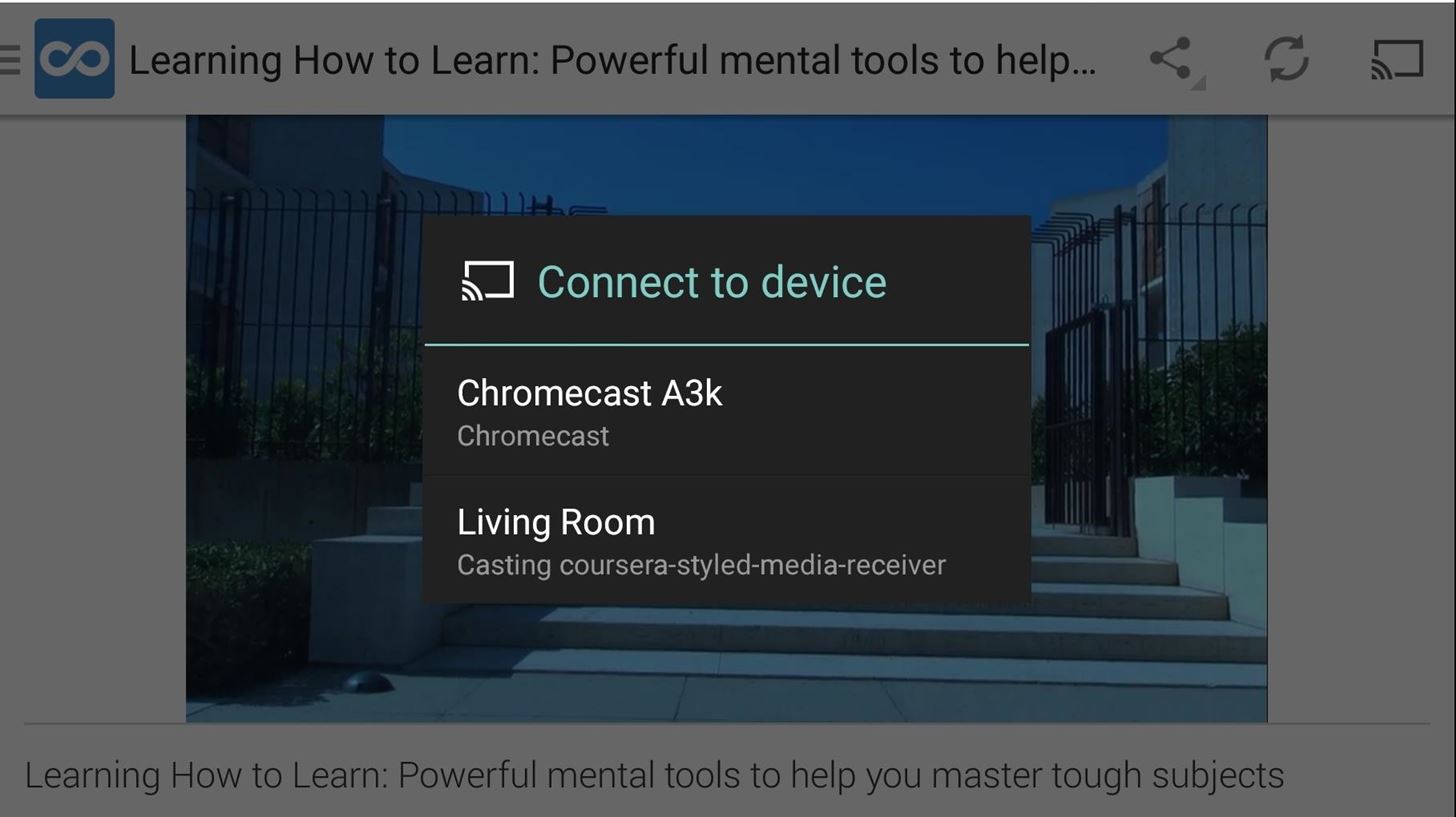 How to Take Free Classes at Home with Coursera & Your Chromecast