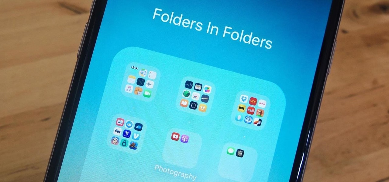 Add Folders to Other Folders on Your iOS 9 Home Screen