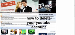 Delete your YouTube account