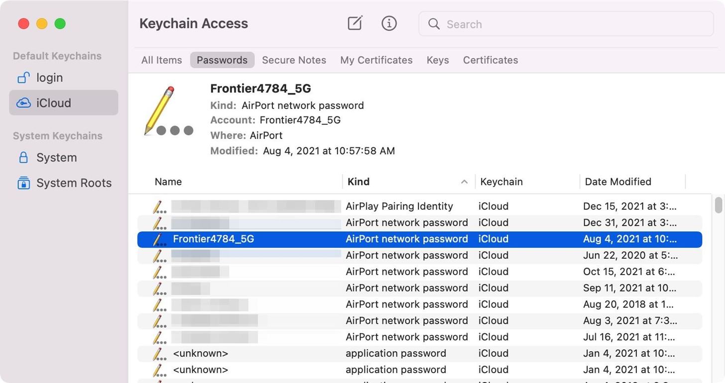 How to See Passwords for All the Wi-Fi Networks You've Connected Your iPhone To