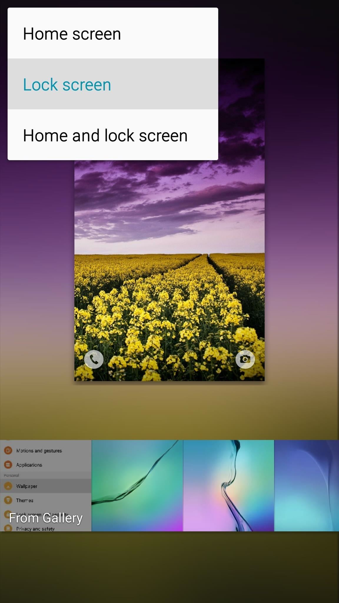 Kết quả hình ảnh cho set wallpaper for lock screen and home screen