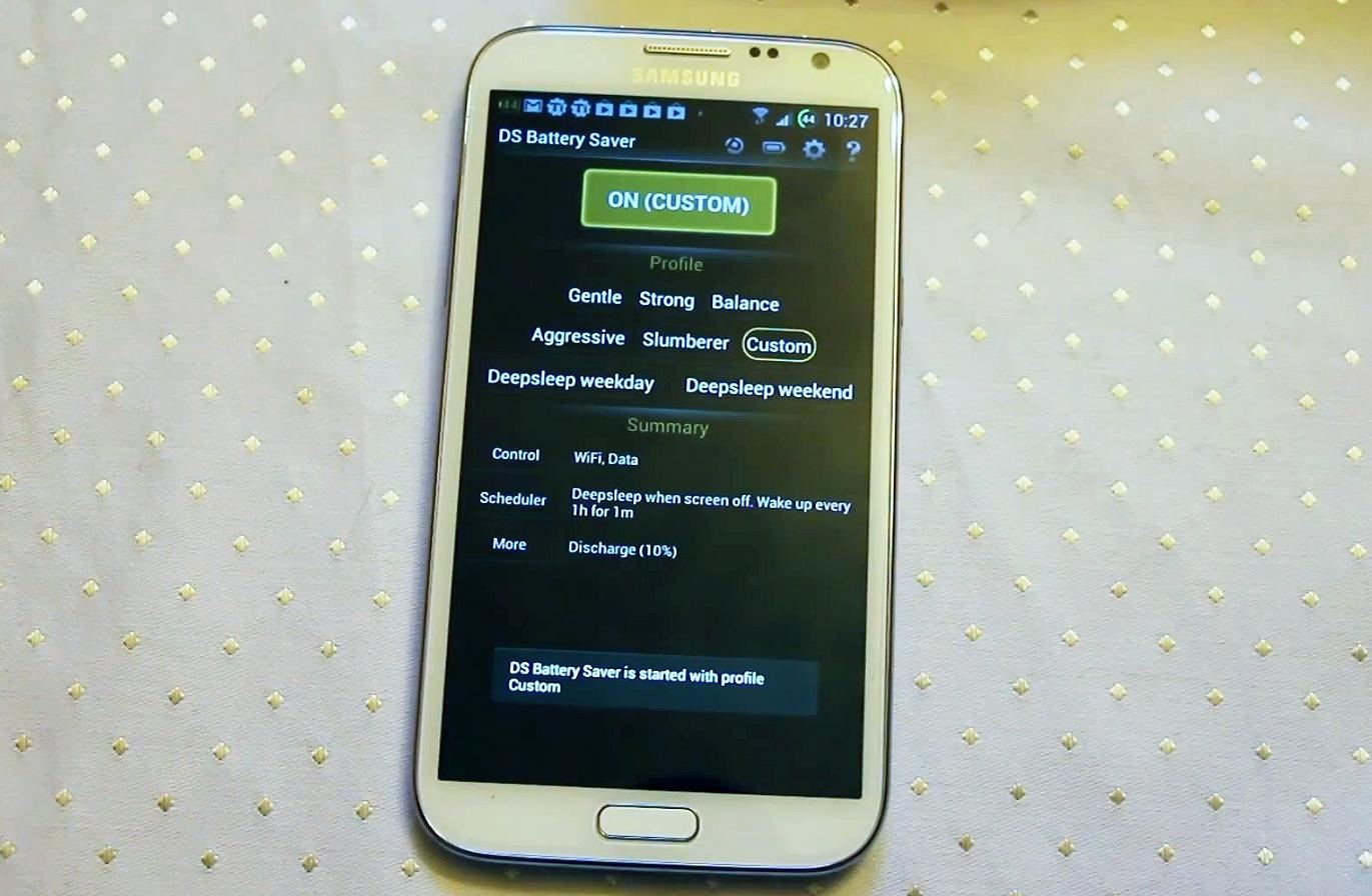 How to Put Your Samsung Galaxy Note 2 in Deep Sleep Mode to Save Battery Life