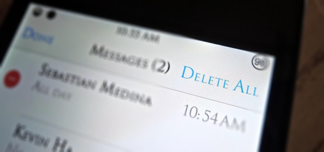 Delete All Messages at the Same Time on Your iPhone