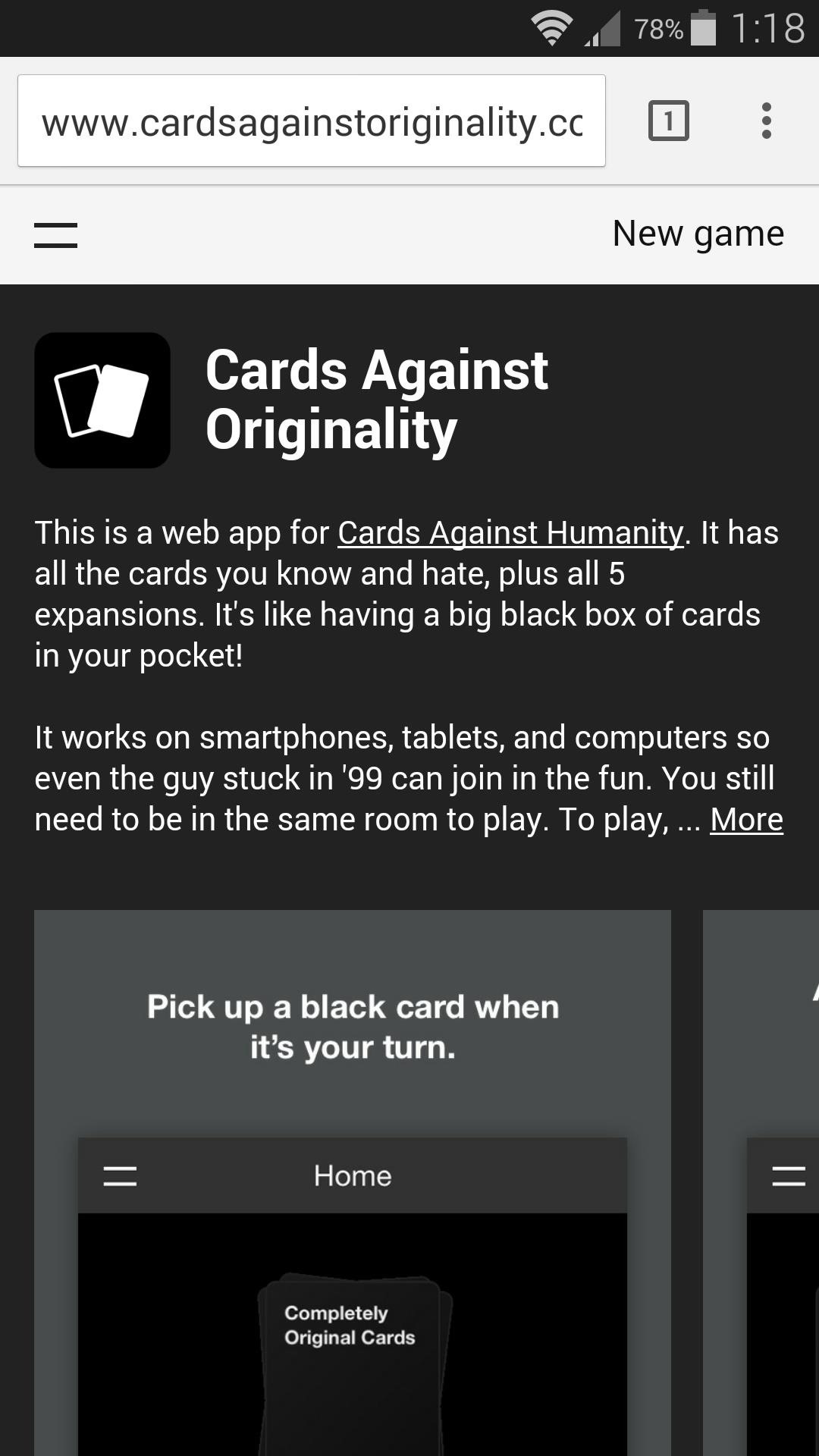 How to Play Cards Against Humanity with Anyone on Any Computer, Phone, or Tablet