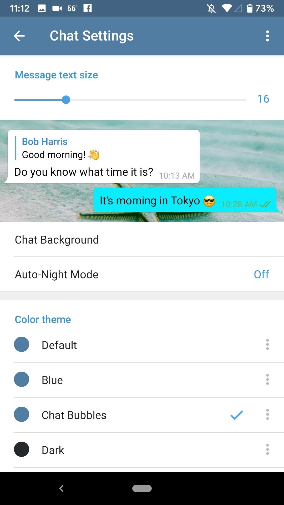 Color bubble change wechat WhatsApp Colors