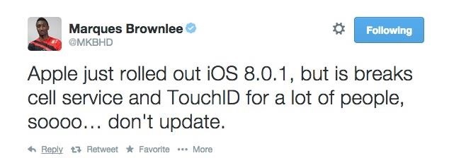 Fix Cell Service & Touch ID After Installing the iOS 8.0.1 iPhone Update
