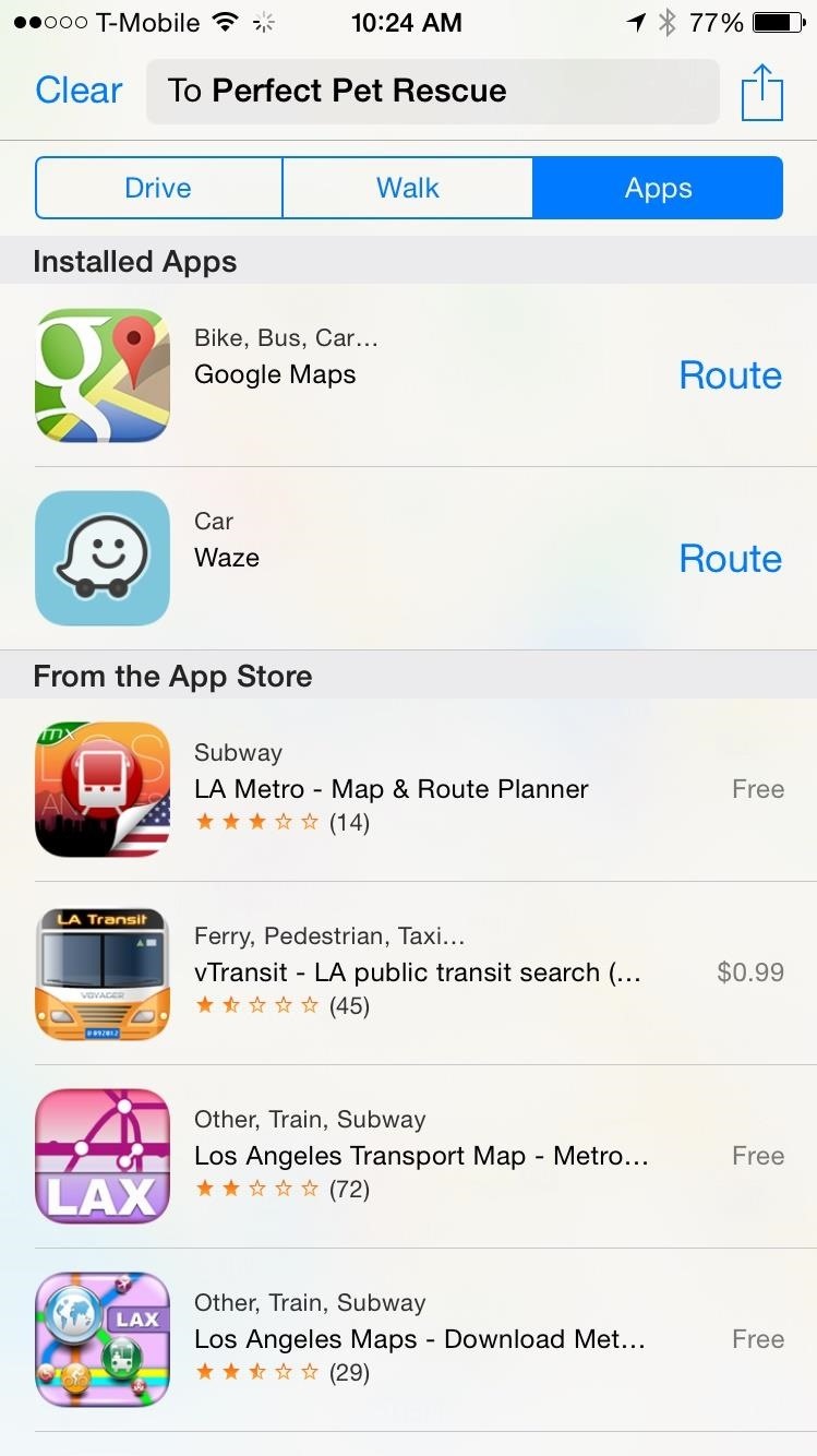 The Trick to Opening Up Directions in Third-Party Map Apps on Your iPhone