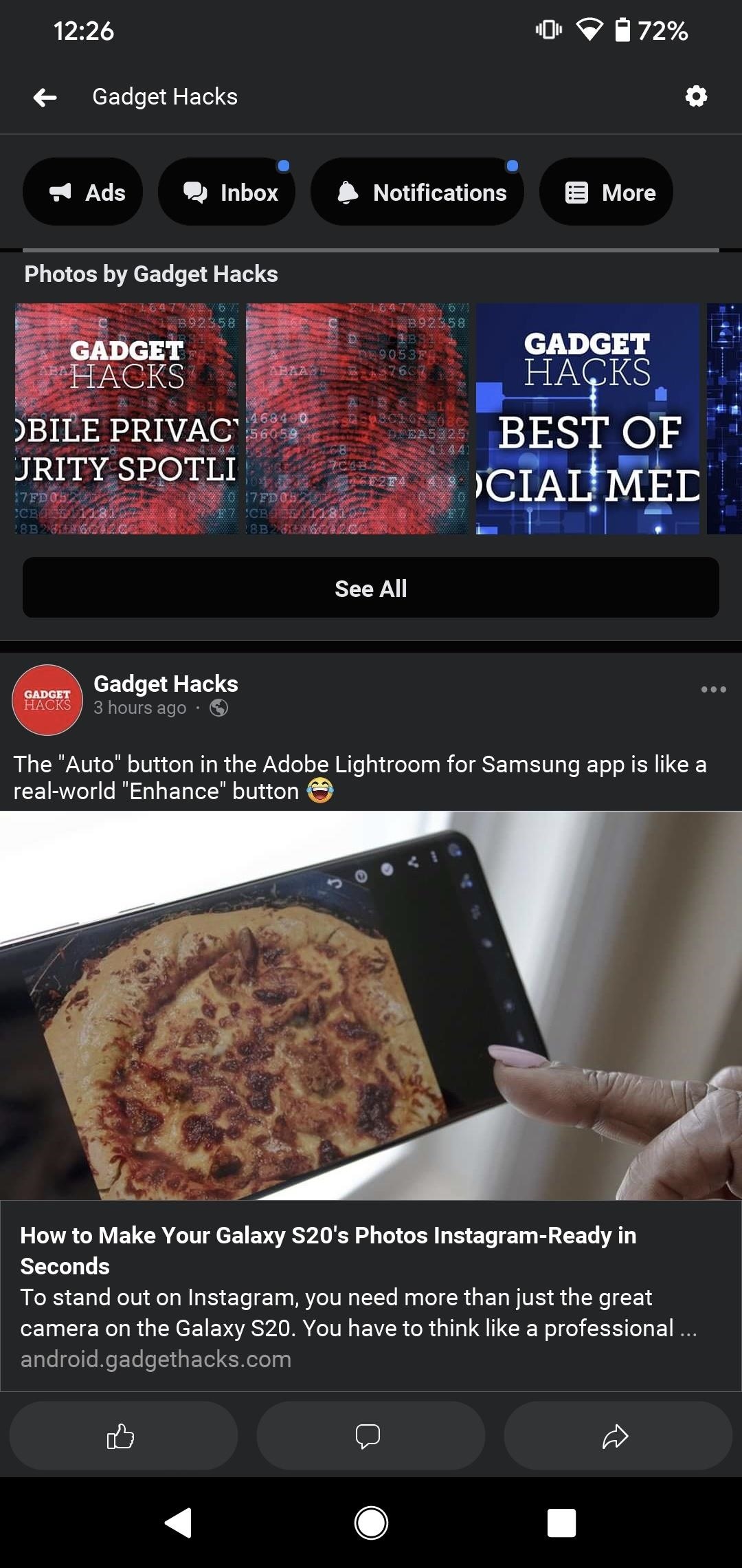 How to Enable Dark Mode in Facebook's iOS & Android Apps