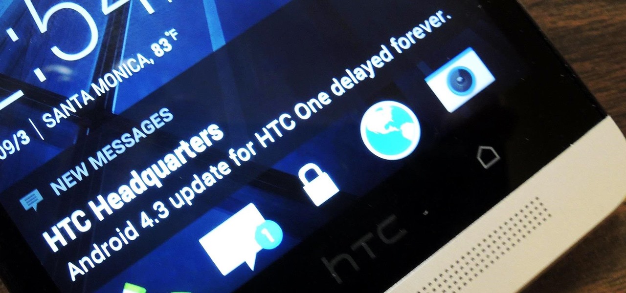 Make Your HTC One's Screen Turn On When Receiving New Text Messages