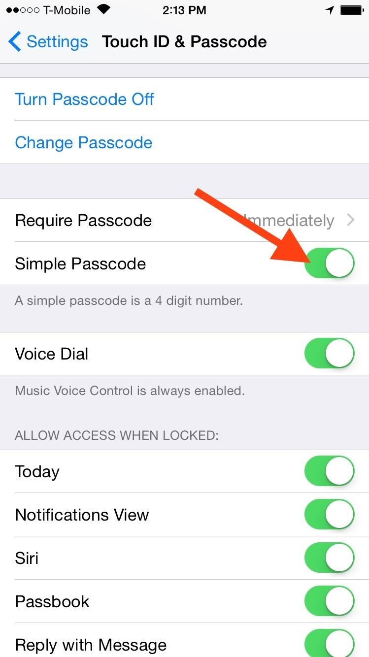 Set an Alphanumeric Lock Screen Passcode for Stronger Security on Your iPhone