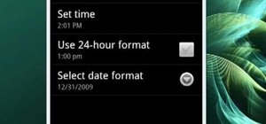 Change the date format on your Android phone