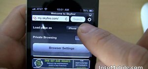 Watch Flash video on an Apple iPhone with the Skyfire web browser app