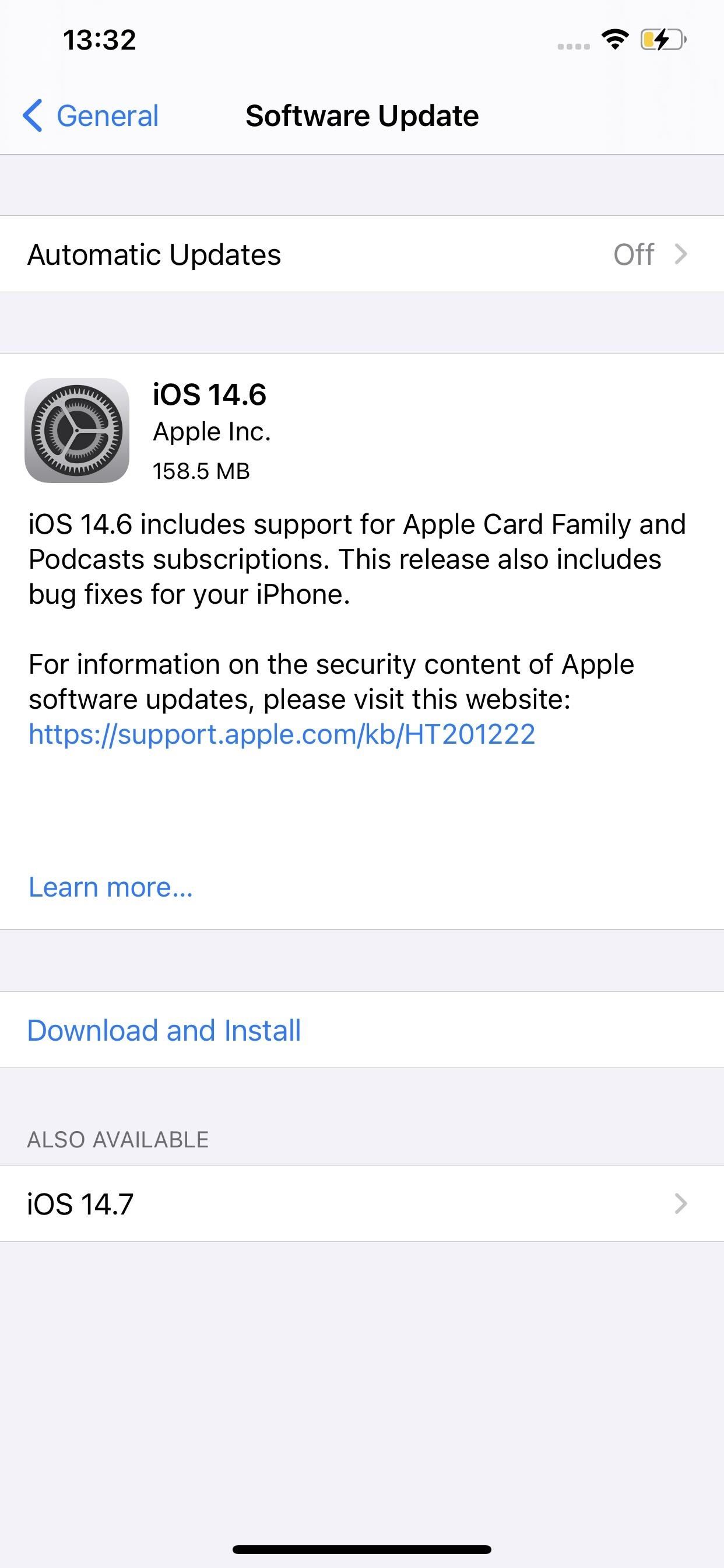 Apple's Second iOS 14.6 Release Candidate Available for iPhone Devs & Public Beta Testers
