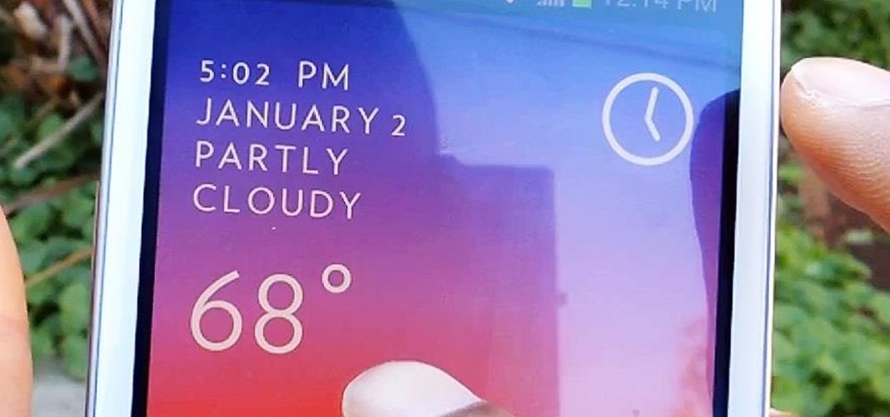 Beautify the Weather Forecast on Your Samsung Galaxy S3 with Solar