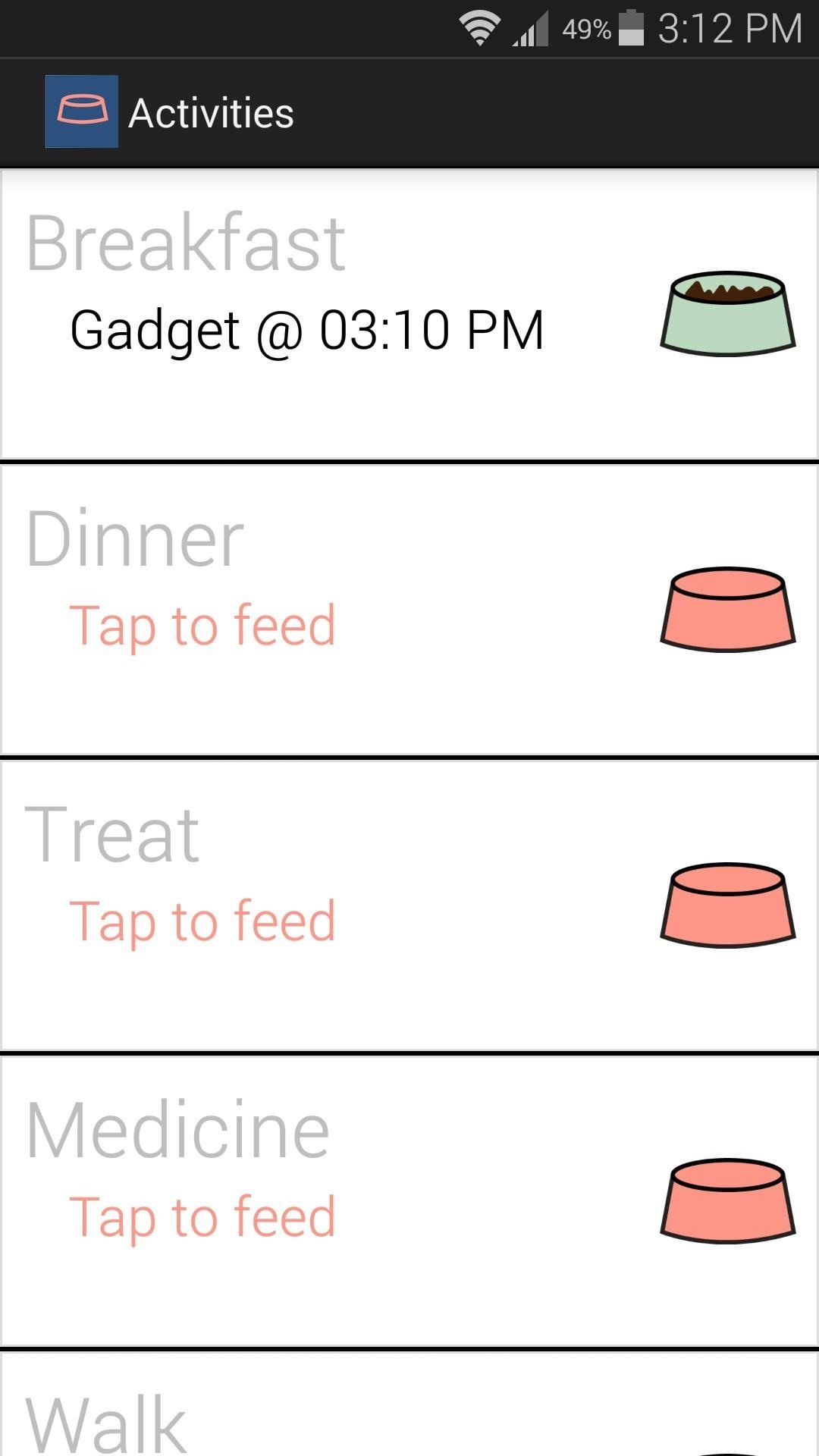 Keep Track of Your Pet's Daily Activities on Android