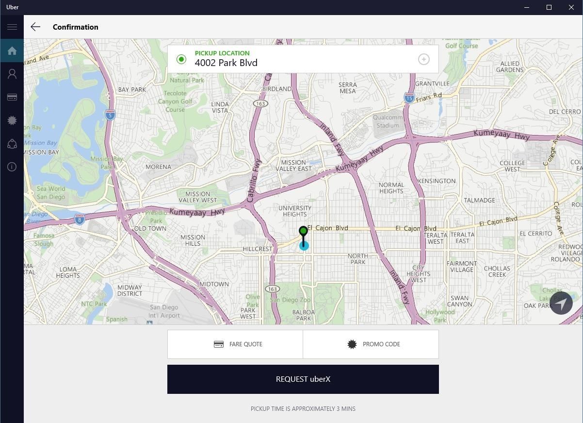 How to Hail a Ride in Uber's Official Windows 10 App