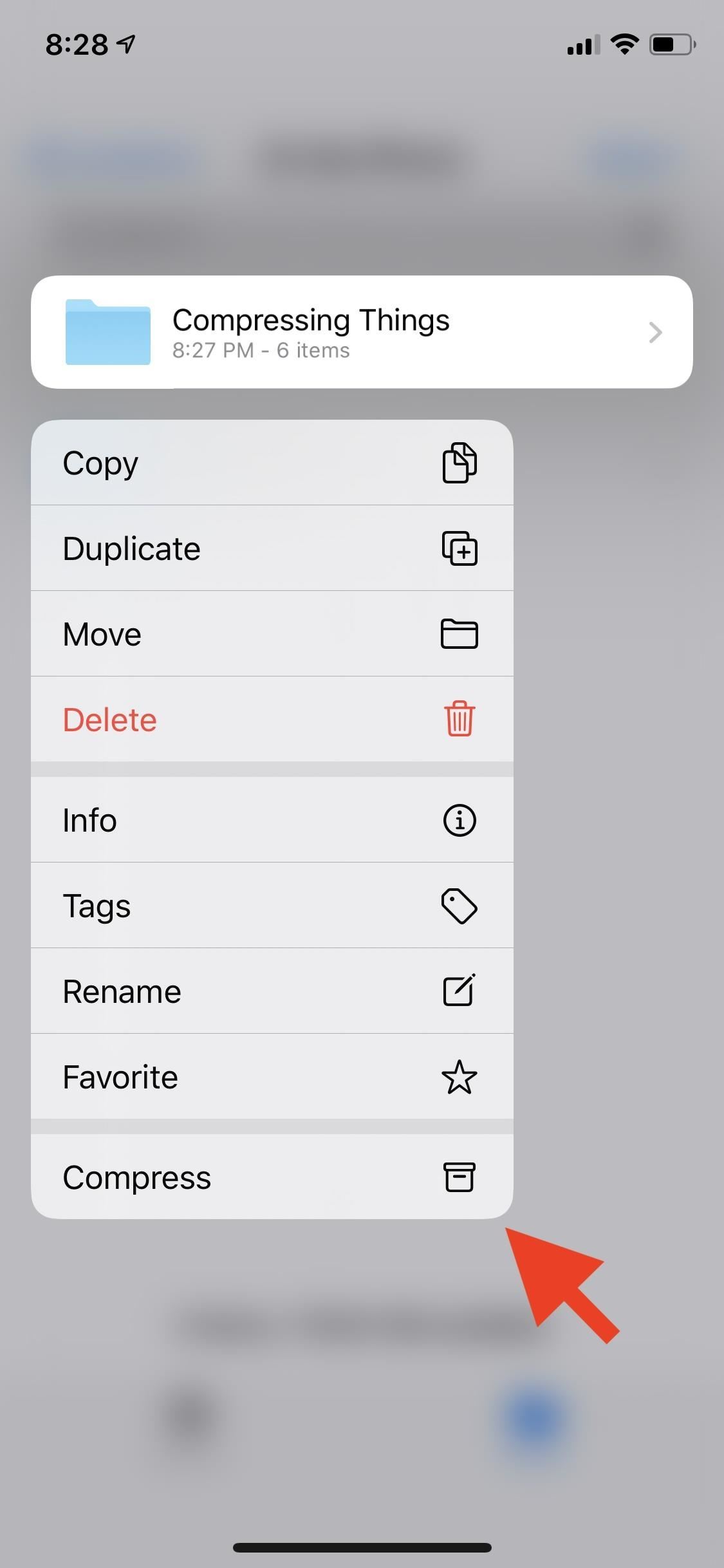 How to Create a ZIP Archive Using the Files App on Your iPhone