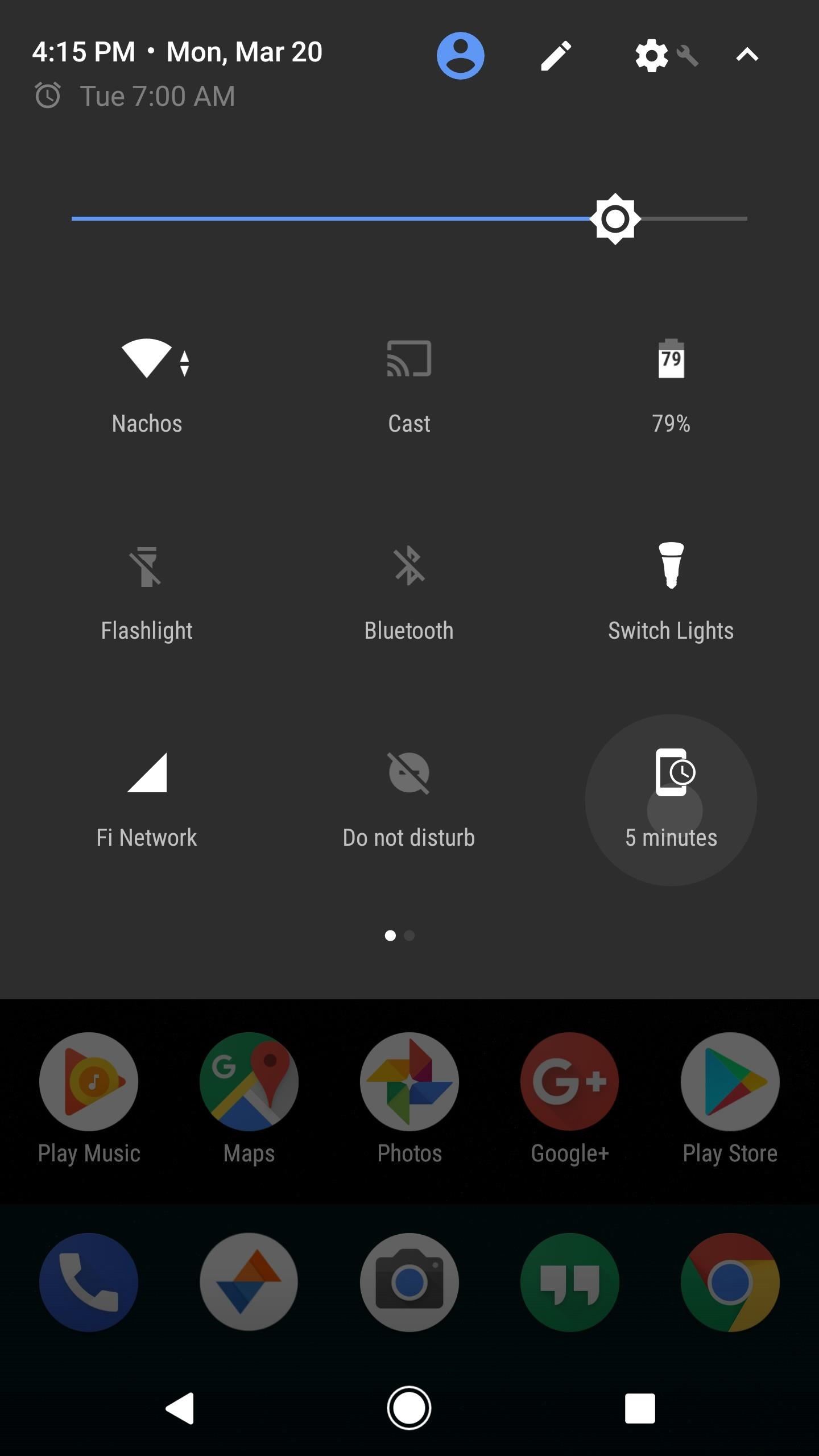 أضف بلاط مهلة الشاشة إلى لوحة الإعدادات السريعة في Android Nougat