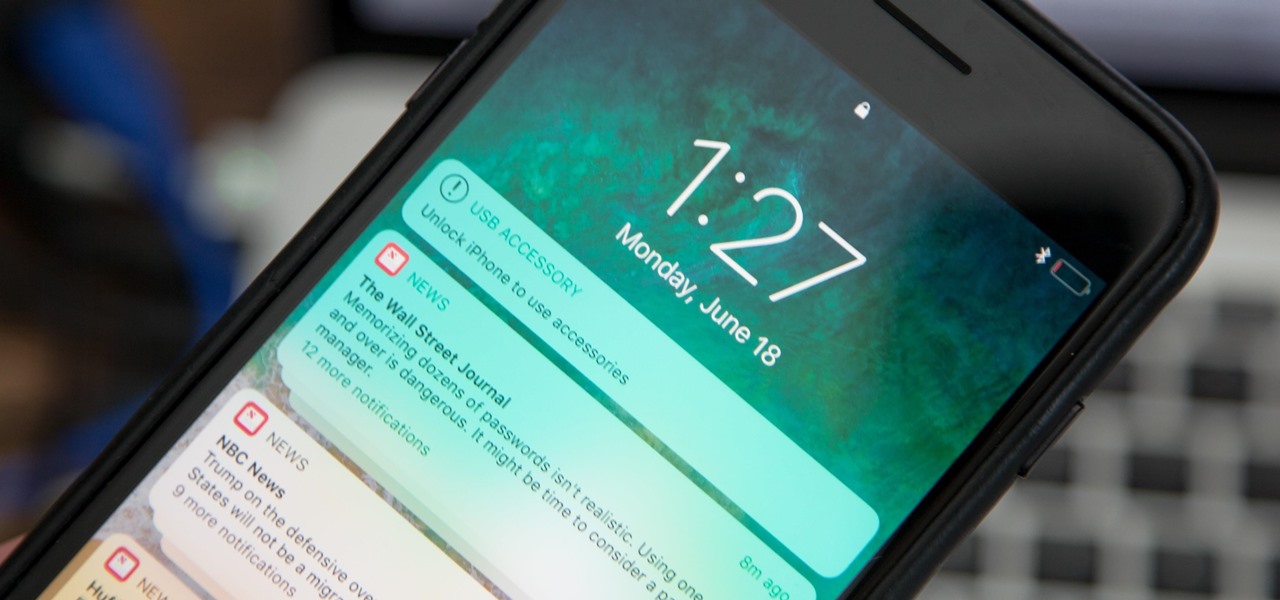 Disable the 'Unlock iPhone to Use Accessories' Notification in iOS 11.4.1 & Higher