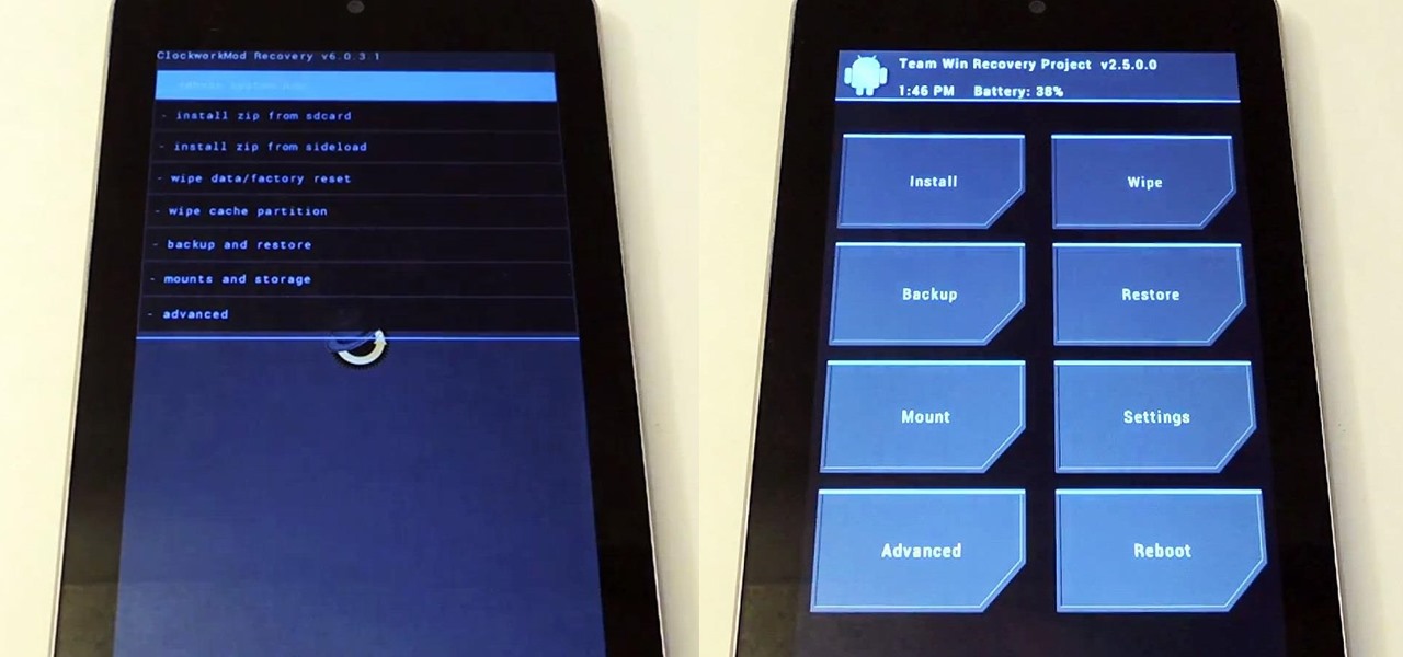 The Easiest Way to Install a Custom Recovery on Your Nexus 7 Tablet