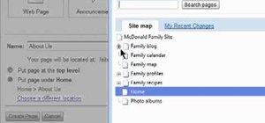 Add a new page to a Google Sites website