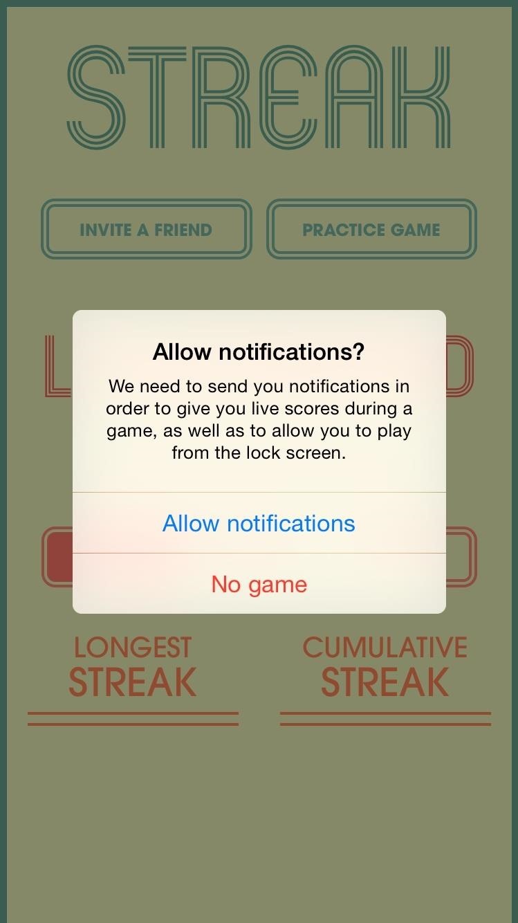 Streak: The Once-a-Day Lock Screen Trivia Game for iOS