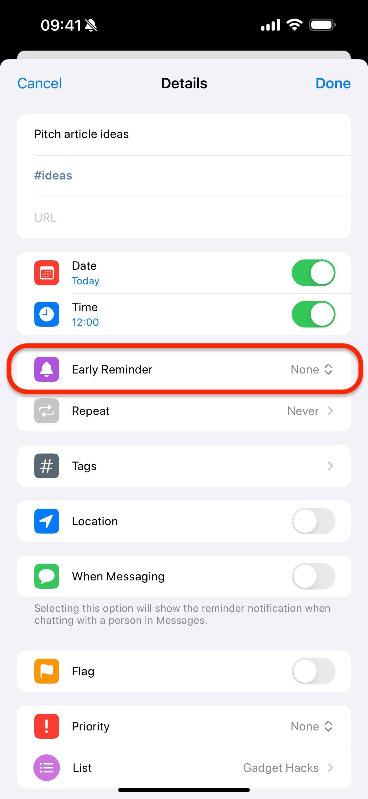 Apple Finally Lets You Set Early Notifications for Reminders to Get Custom Alerts Before Tasks Are Due
