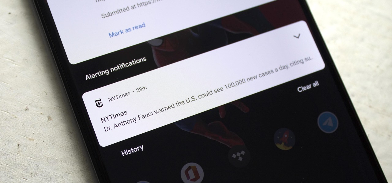 See Dismissed Notifications on Android 11