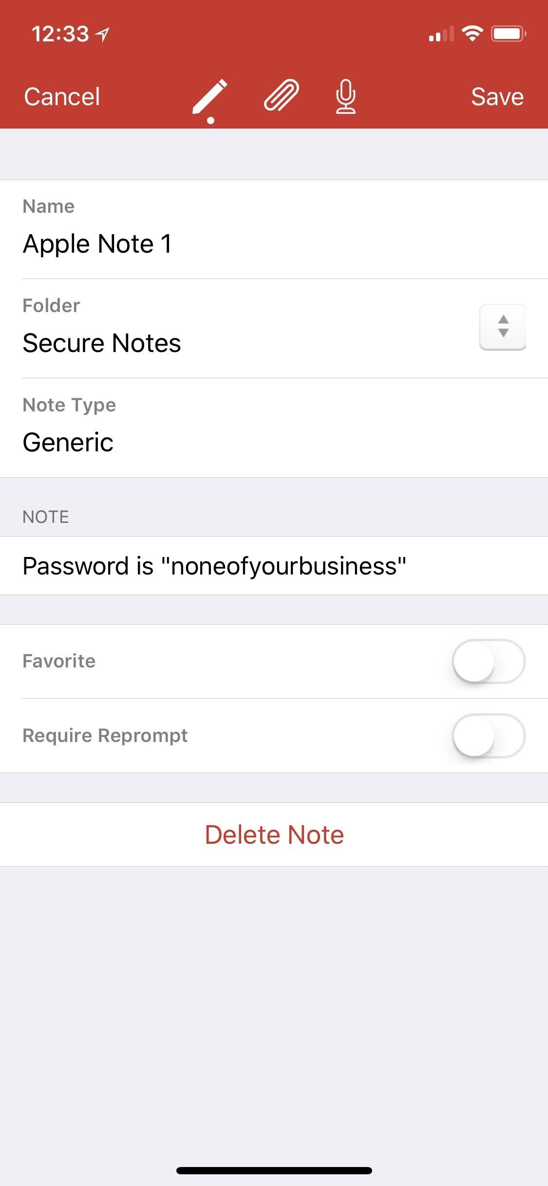 Notes 101: The Trick to Protecting Each Note with Separate, Unique Passwords