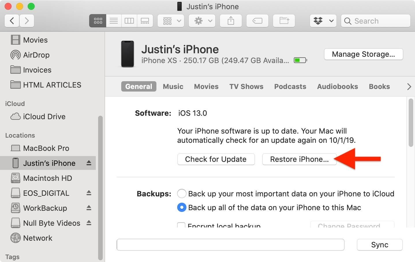 How to Downgrade iOS 13 Back to iOS 12.4.1 on Your iPhone Using iTunes or Finder