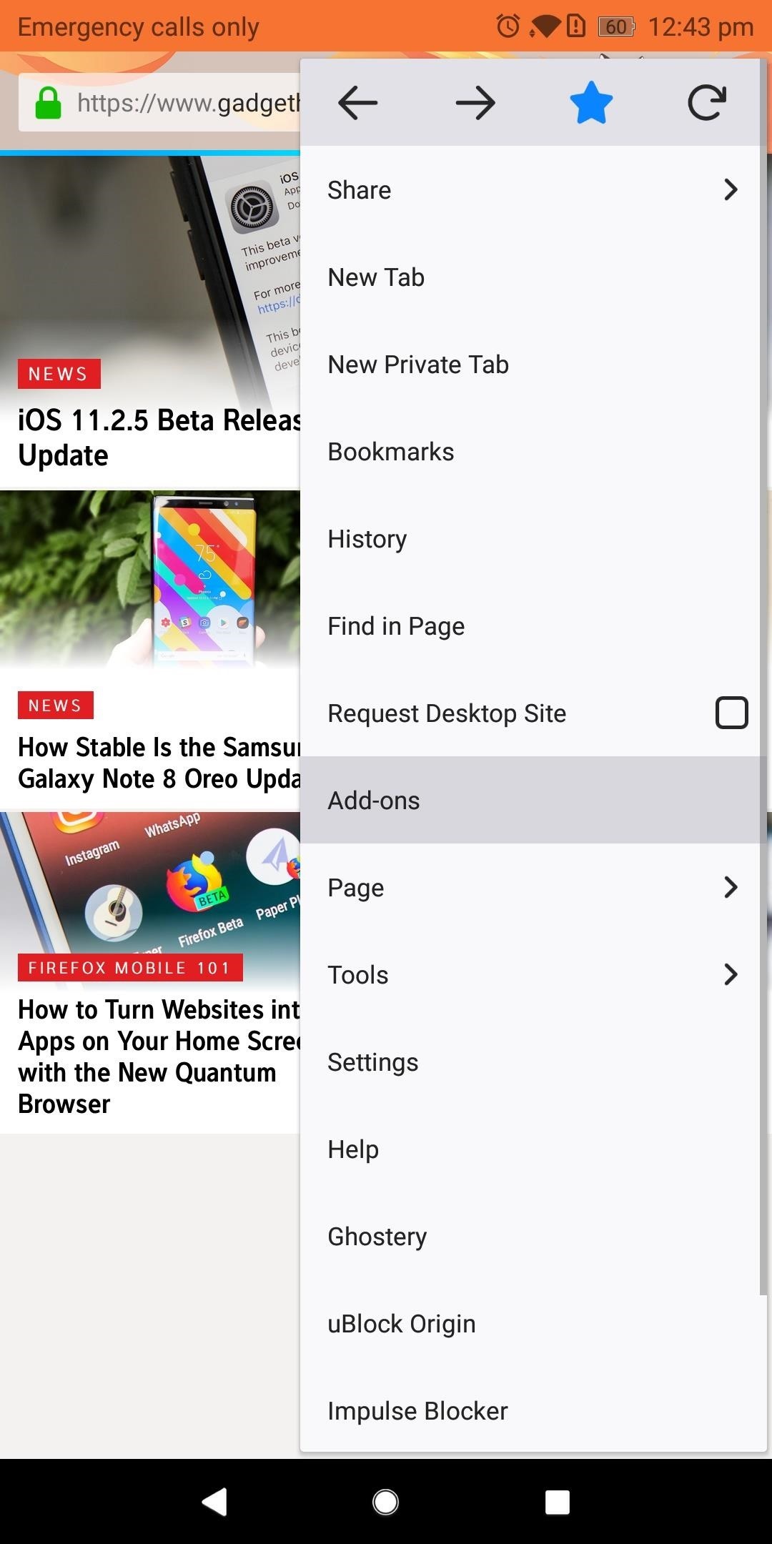 Firefox Mobile 101: Add New Functionality to Your Browser with Extensions