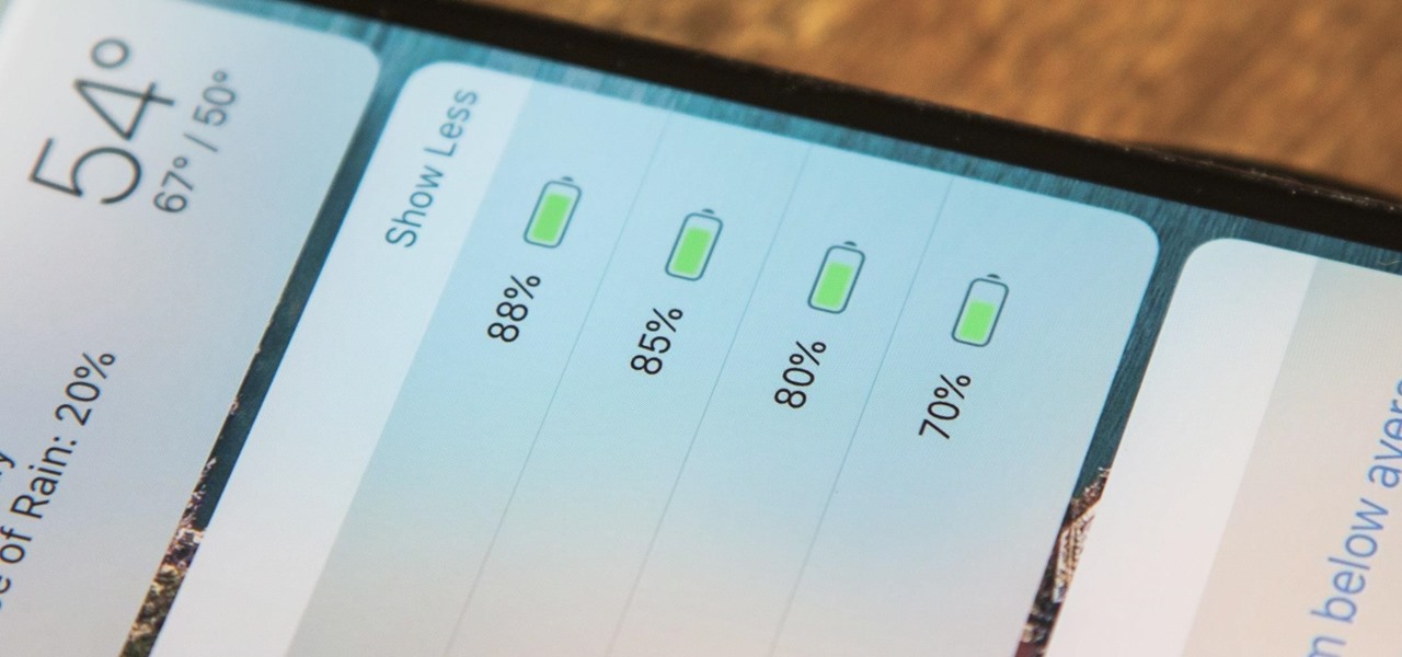 Monitor the Battery Levels of All Your iPhone Bluetooth Accessories with Just a Swipe