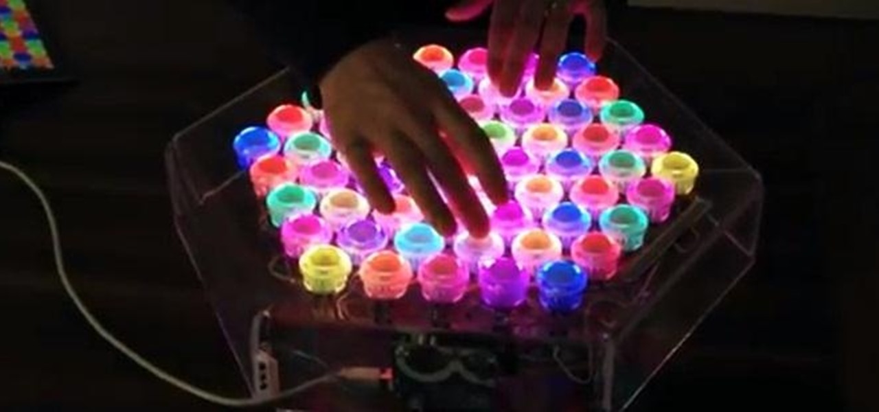 This DIY Illuminated Isomorphic Keyboard Changes Colors as You Play Music
