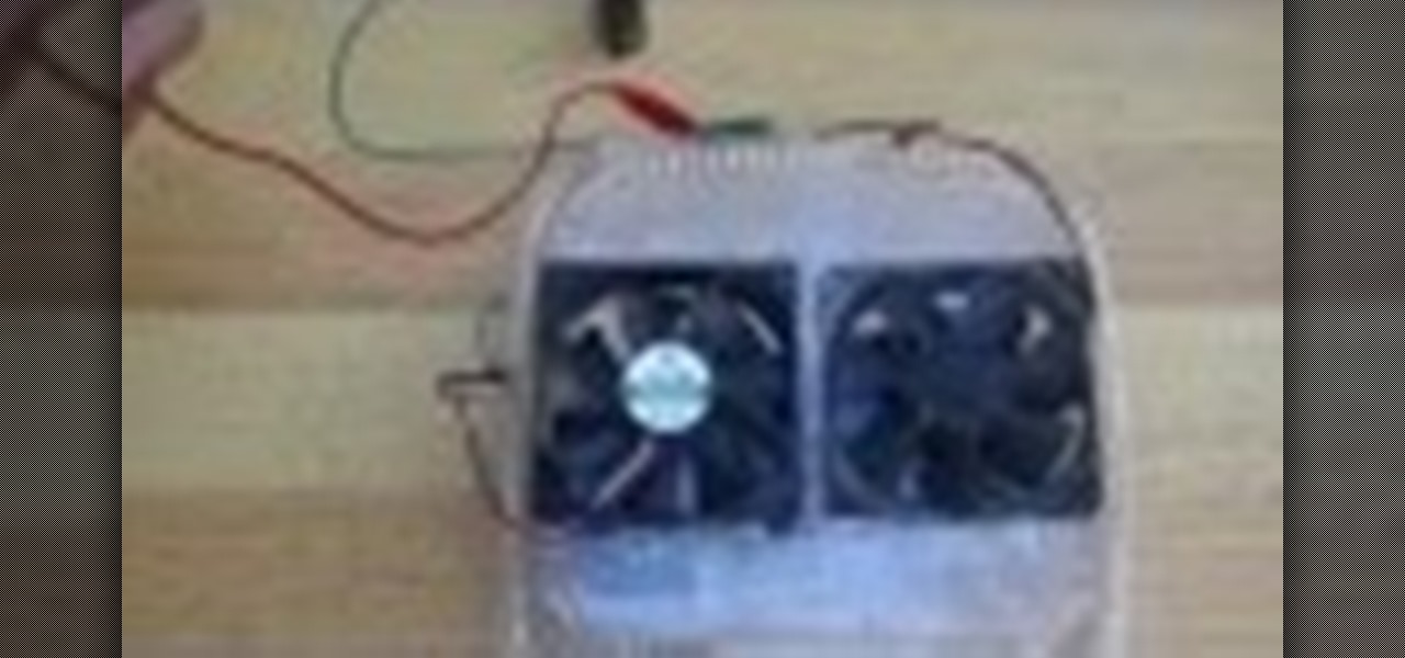 Integrate Two Computer Fans to Make You Chill