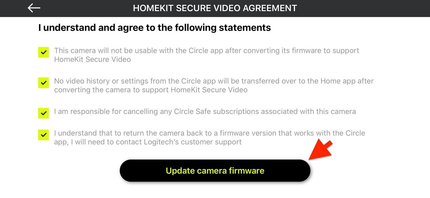 Røg Tilmeld Kyst How to Enable HomeKit Secure Video on Your Logitech Circle 2 Cameras « iOS  & iPhone :: Gadget Hacks