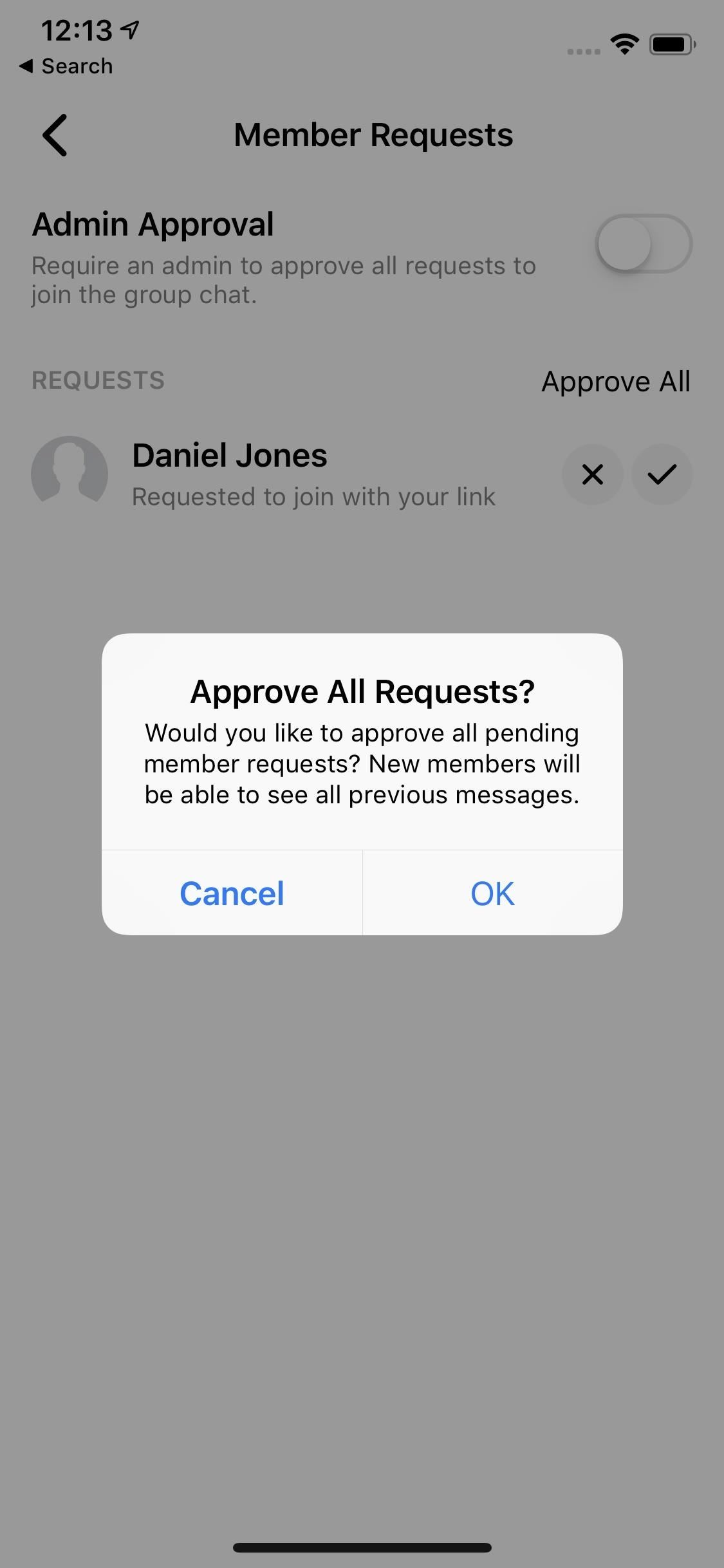 How to Invite People to Messenger Group Chats with a Link So They Can Join Right Away or Wait on Approval