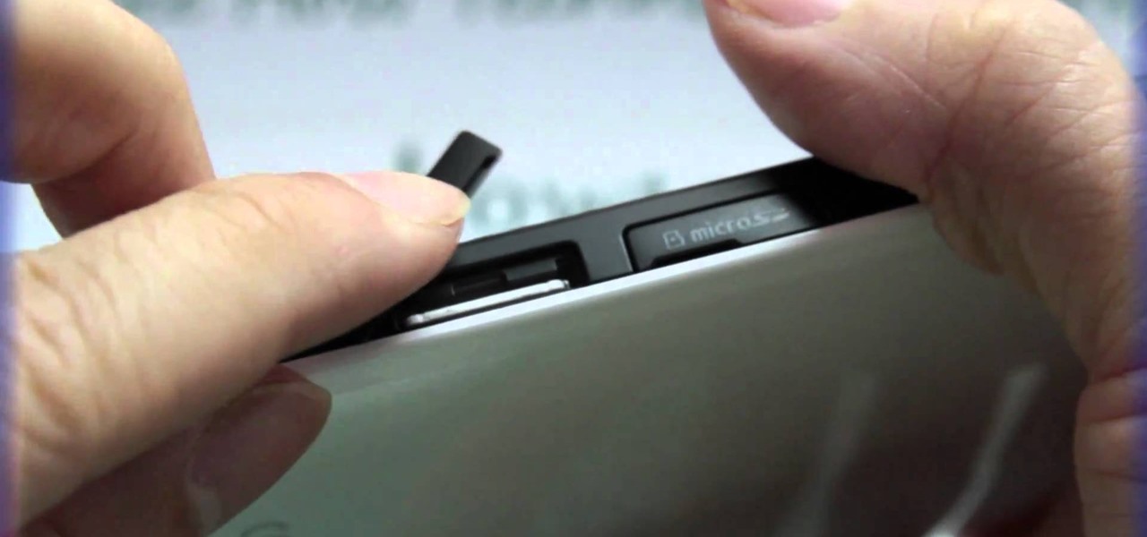 How to Insert a SIM card into the Samsung Galaxy Tab ...
