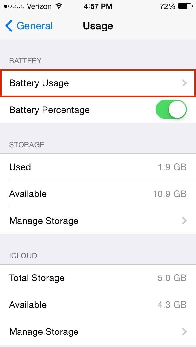 How to View Battery Usage Stats for Individual Apps on Your iPhone (iOS 8)