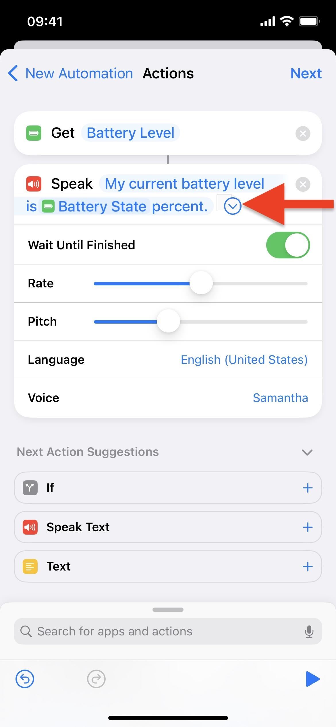 Make Your iPhone Speak Its Battery Level Every Time You Start or Stop Charging