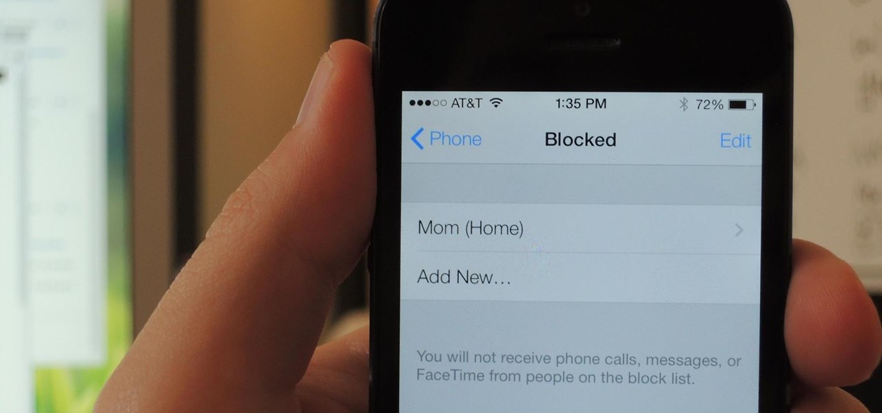 Block Any Unwanted Caller's Phone Number on Your iPhone in iOS 7—Even If They're Not in Your Contacts