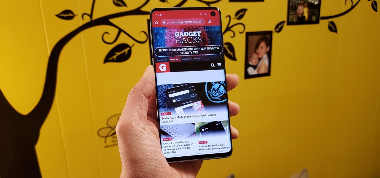 Hide the Navigation Bar & Enable Gestures on Your Galaxy S10