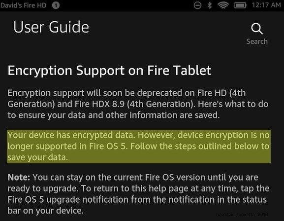 Drop That Kindle—Amazon Removes Encryption Support for Fire Tablets (Update: It's Coming Back)