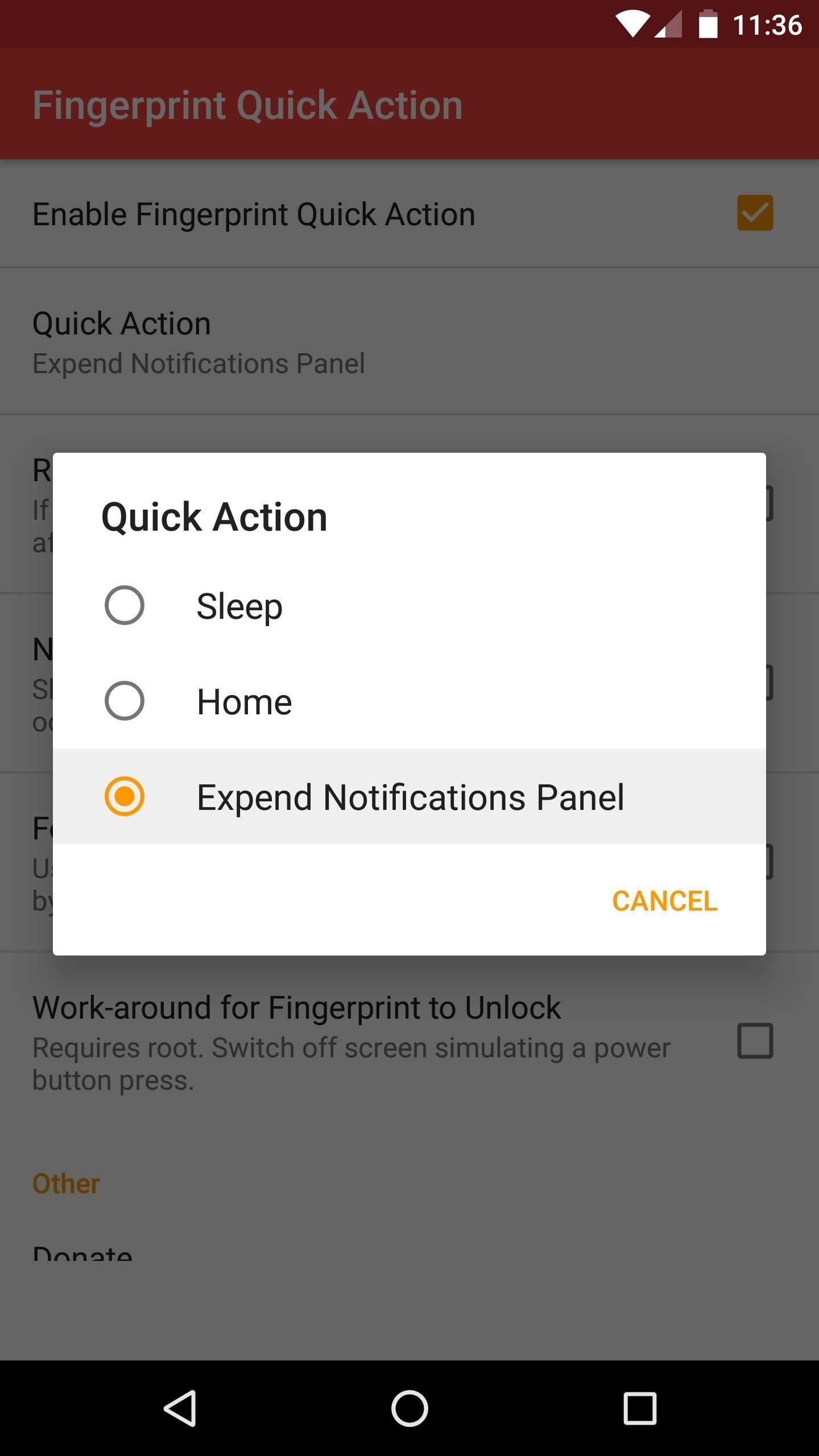 Get the Pixel's Fingerprint Swipe Notification Gesture on Other Devices