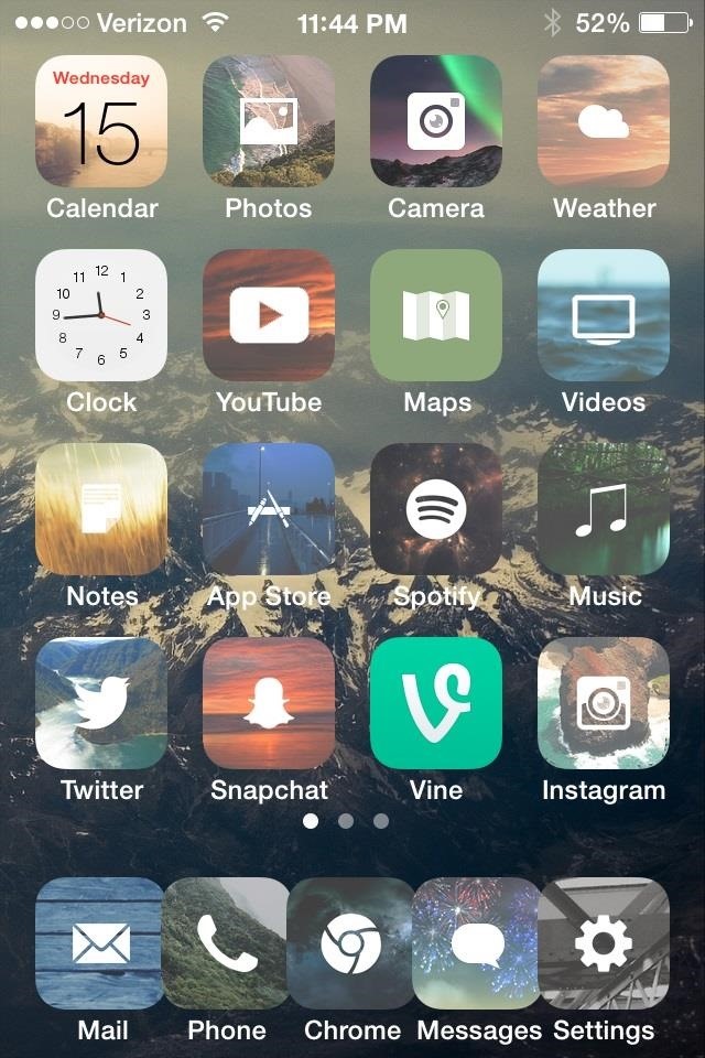 How to Get Majestic App Icons on Your iPhone with This iOS 7 Winterboard Theme