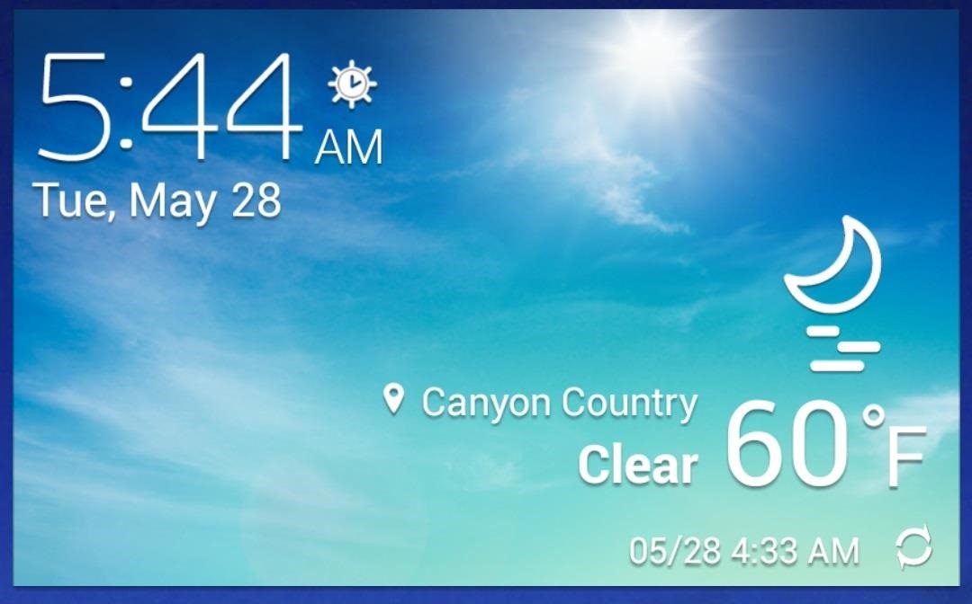 How to Make the Stock Weather Widget Transparent on Your Samsung Galaxy S4